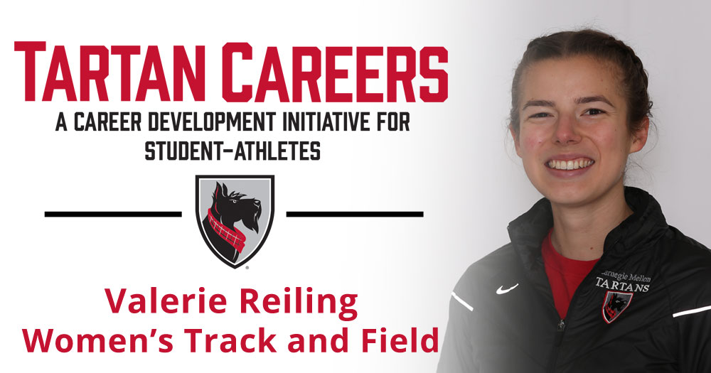 Tartan Careers - A career development initiative for student-athletes. Valerie Reiling, women's track and field - photo of Valerie Reiling